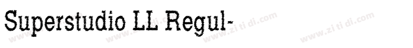 Superstudio LL Regul字体转换